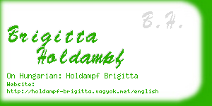 brigitta holdampf business card